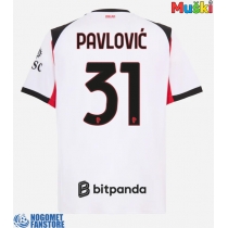 AC Milan Strahinja Pavlovic #31 Gostujuci Dres 2025-26 Kratak Rukav